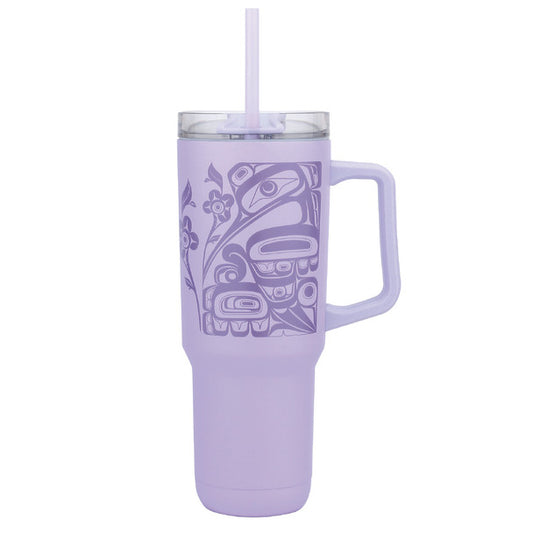 Tumbler - Insulated with Straw, 40 oz, Spirit Messenger