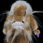 Doll- Inupiaq Female w/ Fur & Beadwork, 10"