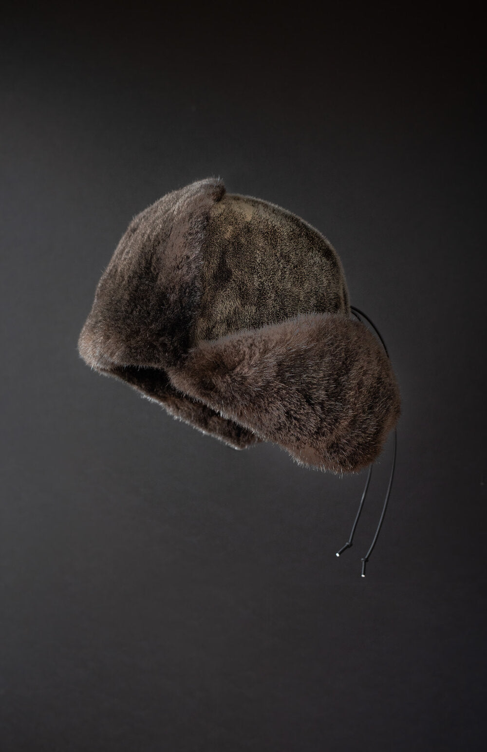 Fur Hat- Miller; Seal & Sea Otter Fur, Quilted Liner