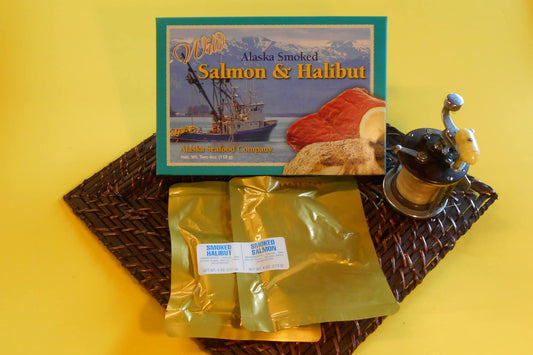 Food- Salmon & Halibut Pack, Alaska Seafood Company, 8 oz