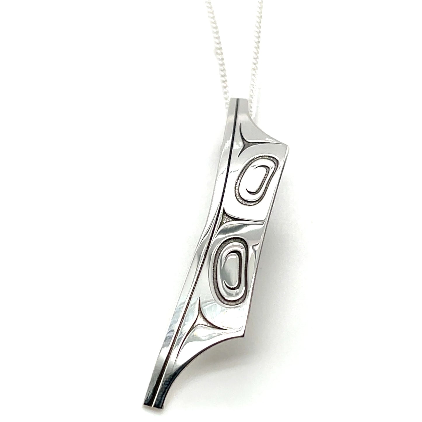 Pendant - Pauls; Silver, Canoe