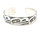 Bracelet - Pauls; Silver, Gold, 5-Ravens, 5/8"