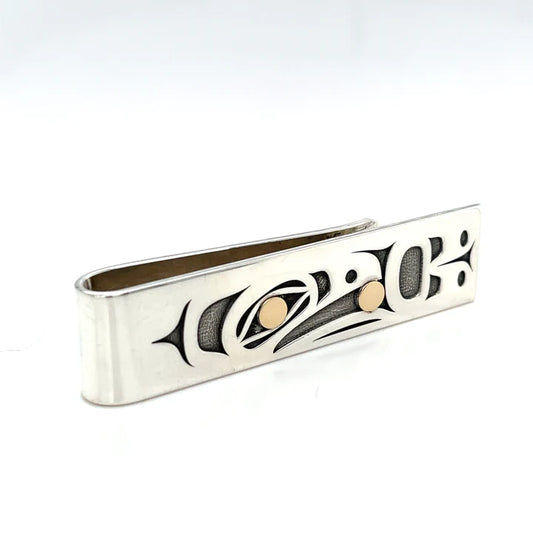 Money Clip - Pauls; Silver, Gold, Raven