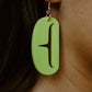 Copper Canoe Woman Earrings Small Ovoid Trigon