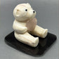 Ivory- Pungowiyi; Teddy Bear, Heart, Baleen, Base