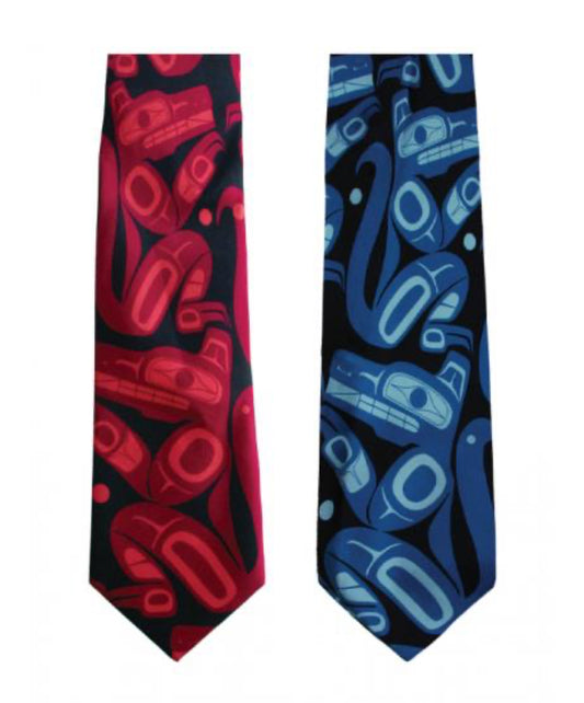 Wolf Silk Tie