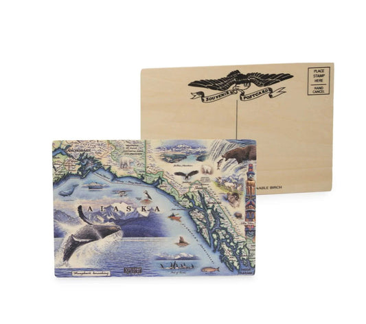 Post Card - Xplorer; Wood, Various