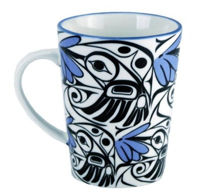 Mug - Porcelain, Hummingbird