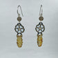 Pook Mini Beaded Flower with Dagger Drop Earrings