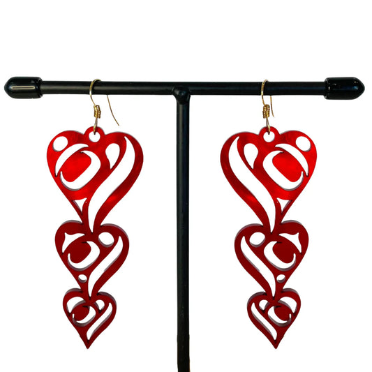 Totem Design House "Heart Drops" Earrings