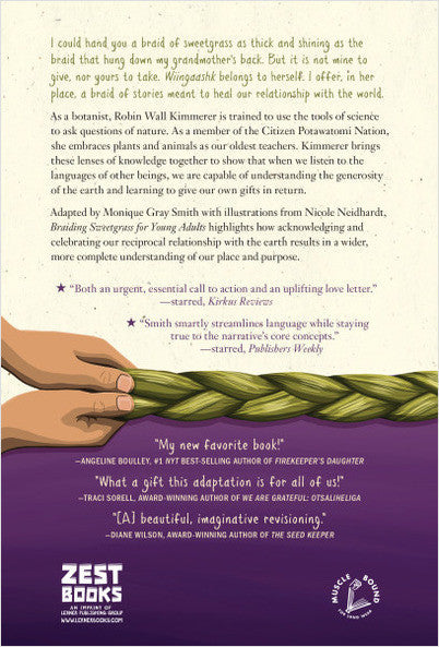 Book - “Braiding Sweetgrass For Young Adults- Indigenous Wisdom, Scientific Knowledge, and the Teachings of Plants"