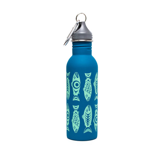 Stainless Steel Water Bottle - Salmon in the Wild