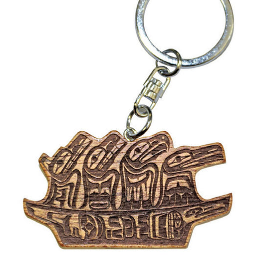 Keychain - Wood, Various Designs