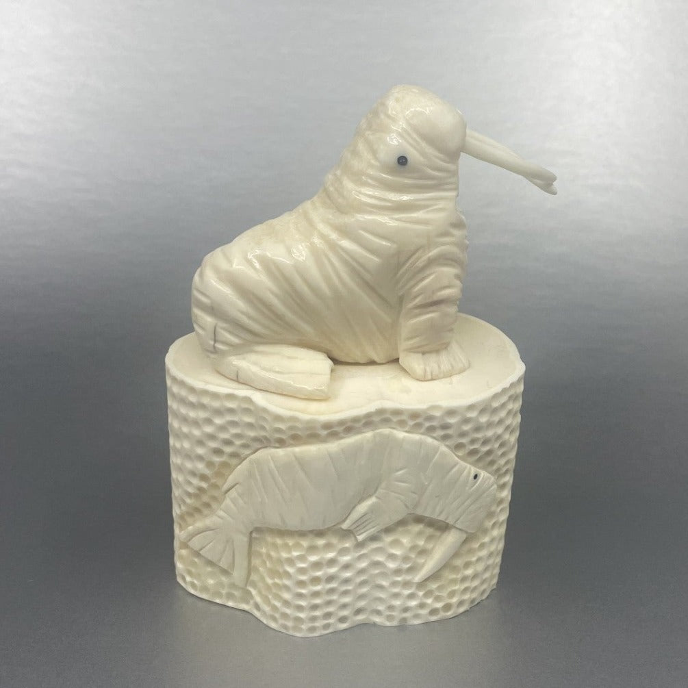 Ivory - D. Pungowiyi; Walrus on base