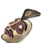 Mask- Horne; Killerwhale, Copper & Abalone Inlay, LG