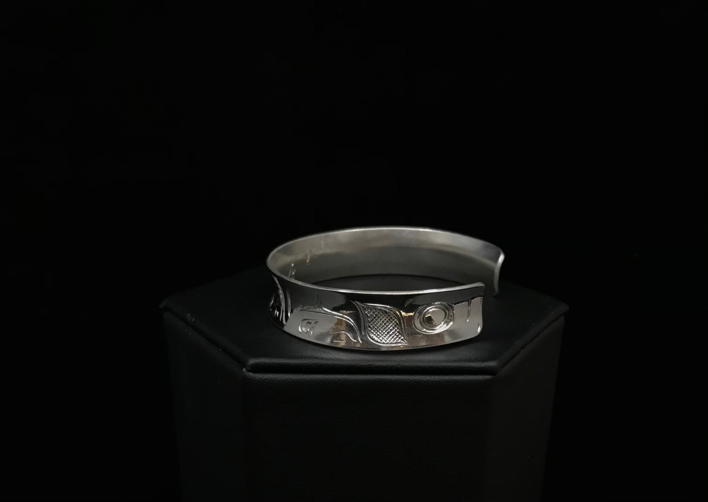 Bracelet- N. Galanin; Silver, Various Designs, 1/2"