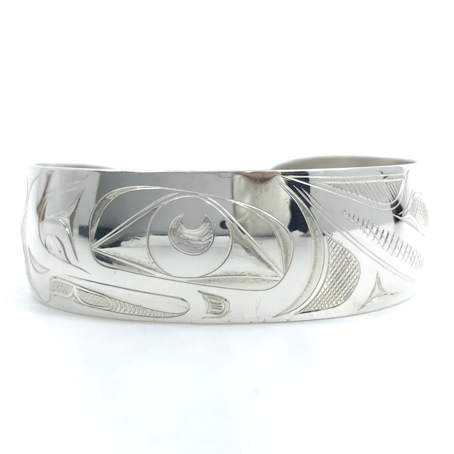 Bracelet- J. Galanin, Silver, Various Designs, 3/4"