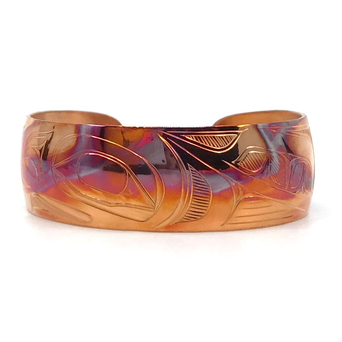 Bracelet- J. Galanin, Copper, Various Designs, 3/4"