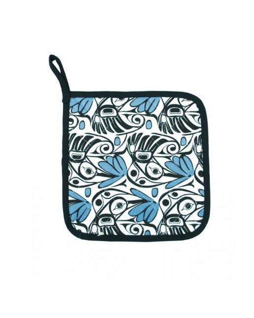 Allover Hummingbird Pocket Potholder