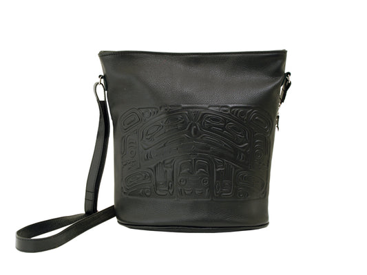 Bag - Side Zipper, Leather, Bear Box