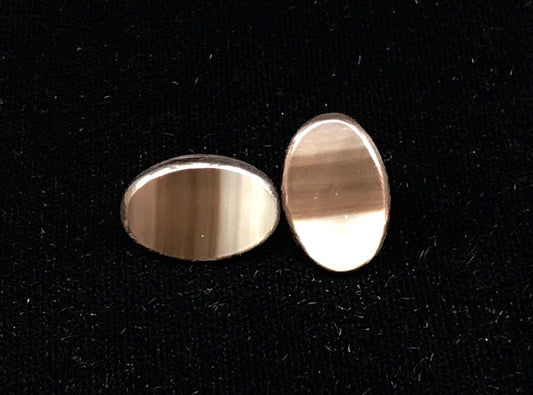 Earrings- M. Wassilie: Oval Baleen Studs