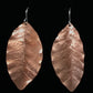 Earring- E. Rosetta; Leaf Dangles, Various Material
