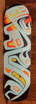 Skateboard-A. Bremner, Acrylic Paint, "Splat" (C)