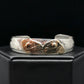 Bracelet- G. Chilton: Silver, Gold Overlay, Various Design, 1/2"