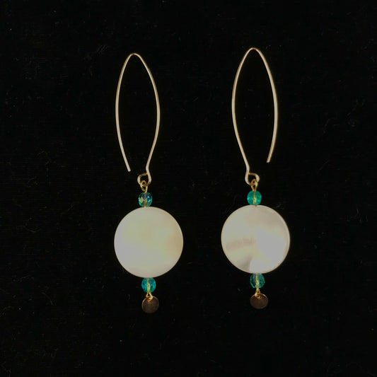 ER - Waska; Mother of Pearl, Disc, Abalone, Various Beads