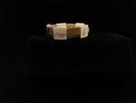 Bracelet- Kakoona; Scrimshaw Ivory & Fossilized Ivory
