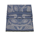 Scarf Shawl- Viscose & Microfiber, Frog, Blue or Turquoise