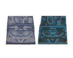 Scarf Shawl- Viscose & Microfiber, Frog, Blue or Turquoise