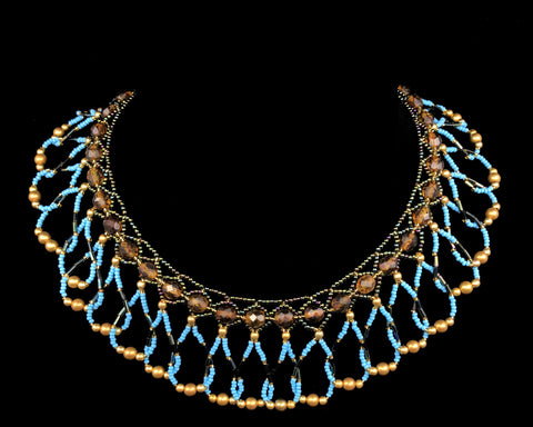 Necklaces- Dangeli; Beaded, Raindrop, Various Colors