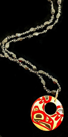 Pendant- J. Dangeli: Formline, Necklace w/Beads, Various Design