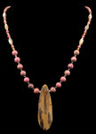 Necklace- Pardue; Mammoth & Rhodonite
