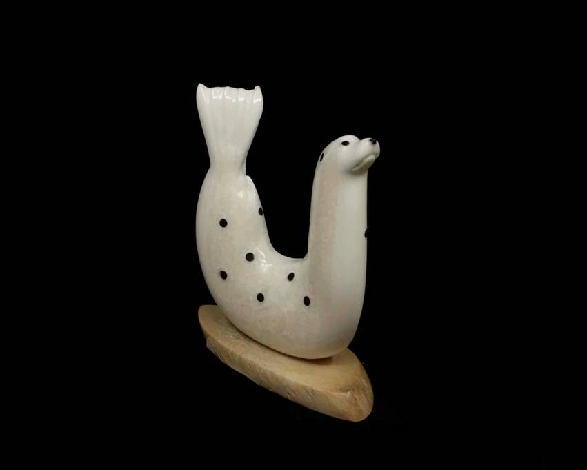 Ivory- J. Slwooko Jr, Baleen & Fossil, Happy Spotted Seal