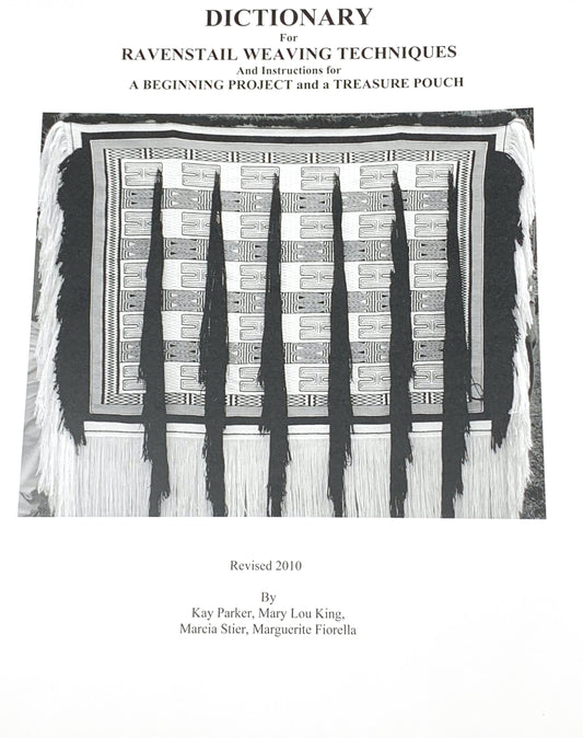 Book- "Dictionary for Ravenstail Weaving Techniques", K. Parker