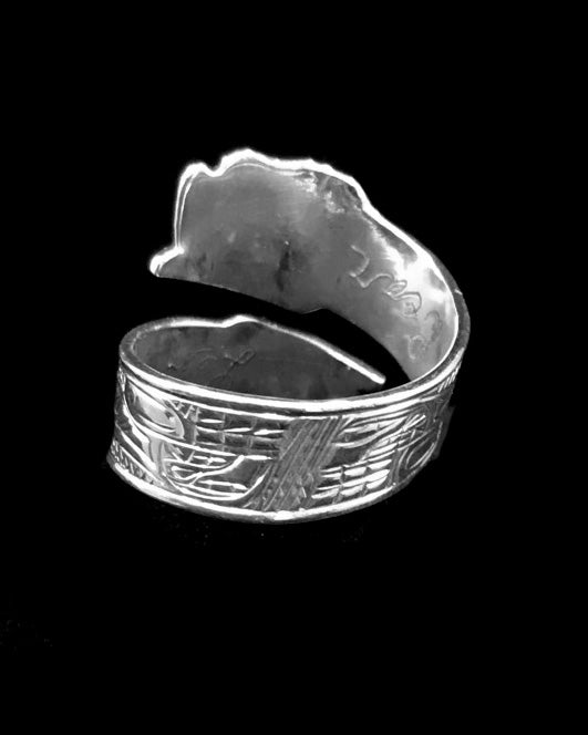 Ring- L. Chilton, Silver, Wrap, Single Animal, Various Designs