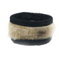 Bracelet- Gho;  Seal Fur & Leather w/Snap