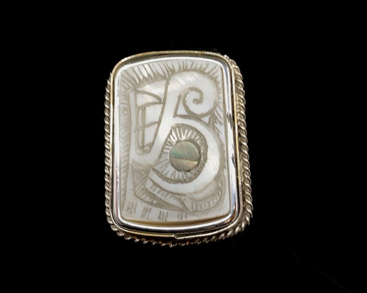 Ring- Jackson;  Mother of Pearl & Abalone, Various Design