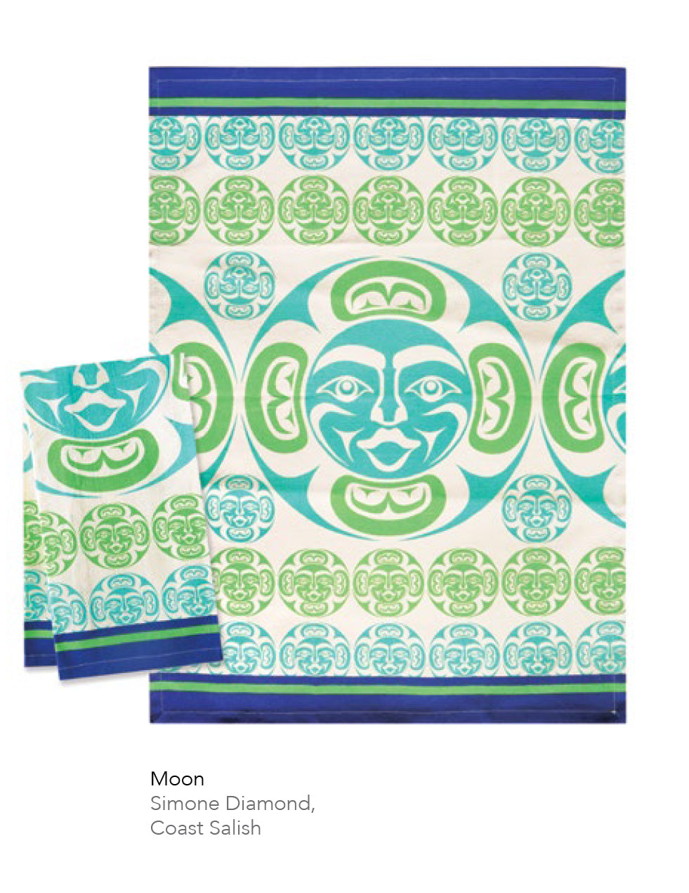 Tea Towel - Printed Cotton, Formline, Various Designs