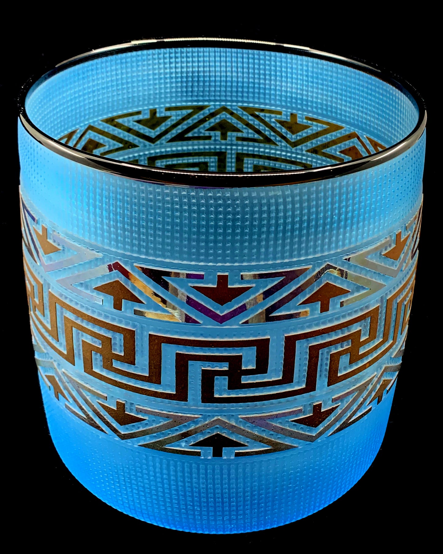 (C) Glass Sculpture - Singletary; Medium Tlingit Glass Basket