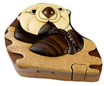 Puzzle Box- Wood, Otter
