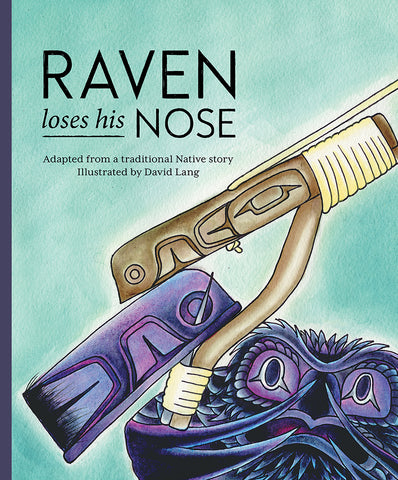 Baby Raven Reads "Raven Loses His Nose"
