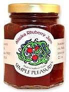 Jam-  Simple Pleasures, Rhuberry Jam, 4 oz