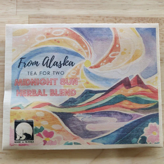 Wooden Envelope- Midnight Sun Tea For Two