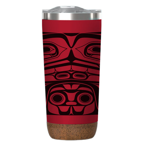 Orca Whale Salish design Pacific Northwest native Stainless Steel Water  Bottle