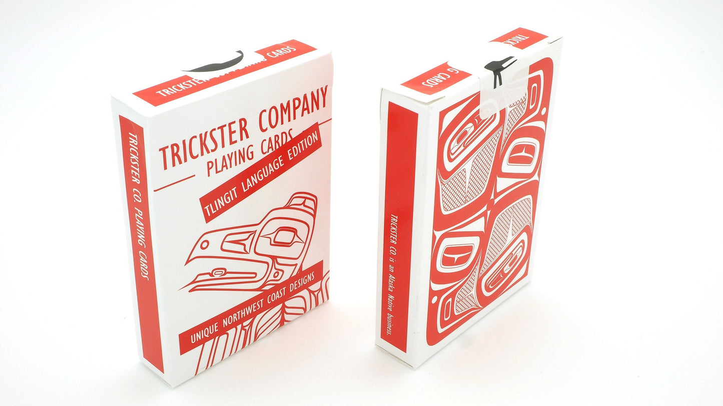 Playing Cards - Trickster; Formline, Red
