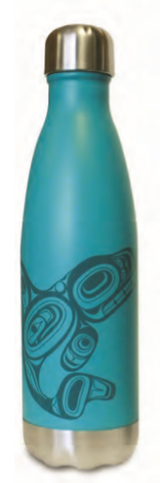 Insulated Bottle - Whale, 17 oz