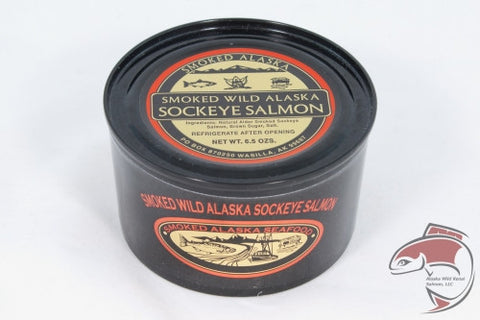 Salmon- Canned, Sockeye, Smoked, 6.5oz